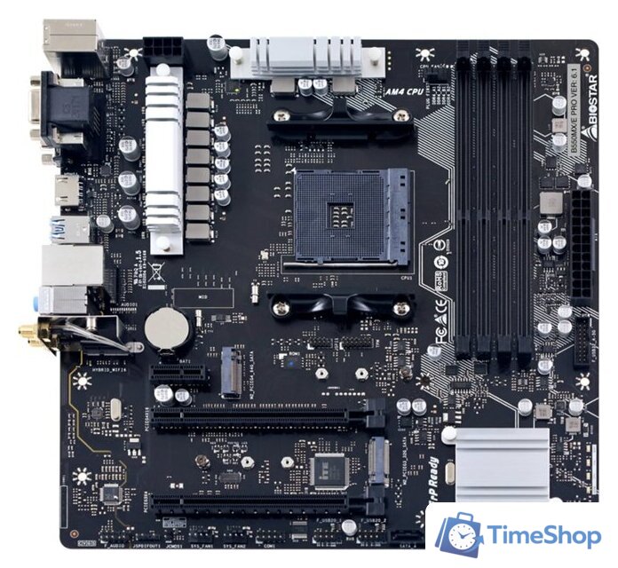 Материнская плата BIOSTAR B550MX/E Pro Ver. 6.1 - Изображение №1 — Интернет-магазин Time-Shop