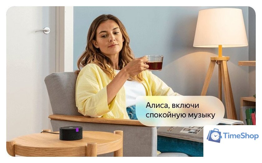 Умная колонка Яндекс Станция Мини (белый) + 3 игрушки Холодное сердце - Изображение №20 — Интернет-магазин Time-Shop