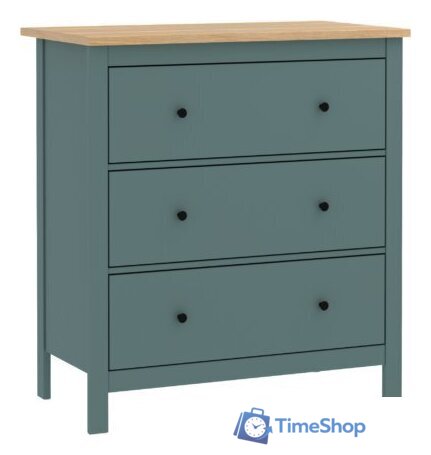 Комод Mio Tesoro Сага 2.08.02.020.16 (темно-бирюзовый/ясень) - Изображение №1 — Интернет-магазин Time-Shop
