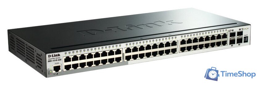 Управляемый коммутатор уровня 2+ D-Link DGS-1510-52X/A2A - Изображение №2 — Интернет-магазин Time-Shop