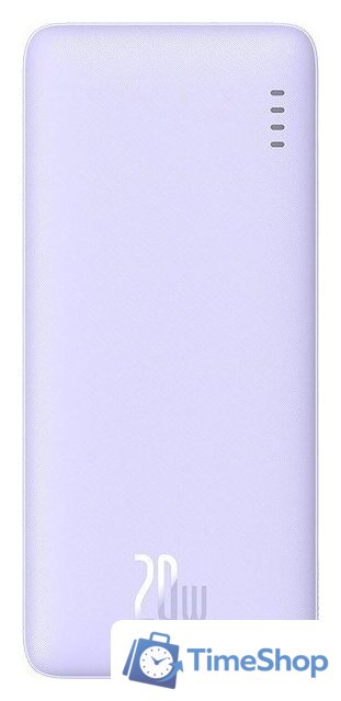 Внешний аккумулятор Baseus Airpow Fast Charge Power Bank 20W 10000mAh (сиреневый) - Изображение №1 — Интернет-магазин Time-Shop