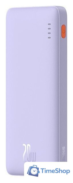 Внешний аккумулятор Baseus Airpow Fast Charge Power Bank 20W 10000mAh (сиреневый) - Изображение №3 — Интернет-магазин Time-Shop