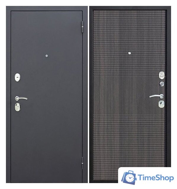 Металлическая дверь Garda Муар 10 мм (венге тобакко) - Изображение №1 — Интернет-магазин Time-Shop