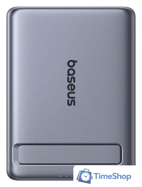 Внешний аккумулятор Baseus PicoGo AM31 Mini Magnetic Power Bank with Stand 20W 5000mAh (серый) - Изображение №1 — Интернет-магазин Time-Shop