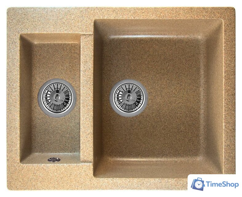 Кухонная мойка Berge BR-6150 (песочный матовый) - Изображение №1 — Интернет-магазин Time-Shop