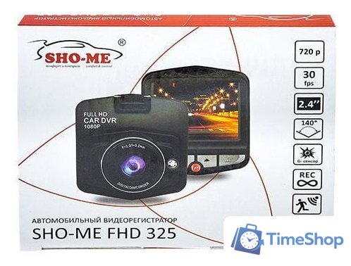 Видеорегистратор Sho-Me FHD-325 - Изображение №3 — Интернет-магазин Time-Shop
