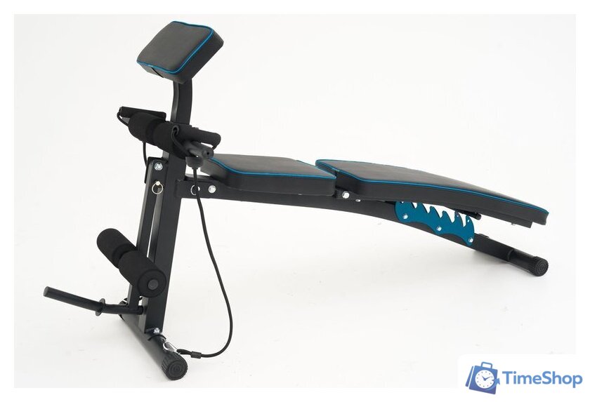 Силовая скамья Calviano 1003 (черный/синий) - Изображение №11 — Интернет-магазин Time-Shop