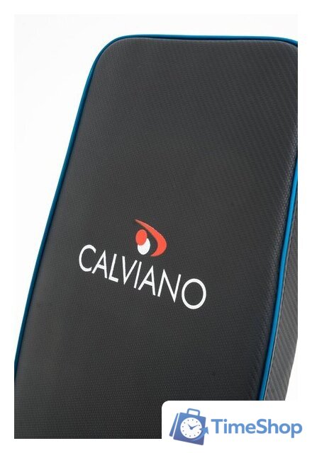 Силовая скамья Calviano 1003 (черный/синий) - Изображение №17 — Интернет-магазин Time-Shop