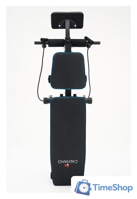 Силовая скамья Calviano 1003 (черный/синий) - Изображение №7 — Интернет-магазин Time-Shop