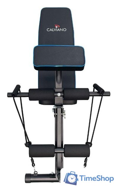 Силовая скамья Calviano 1003 (черный/синий) - Изображение №4 — Интернет-магазин Time-Shop
