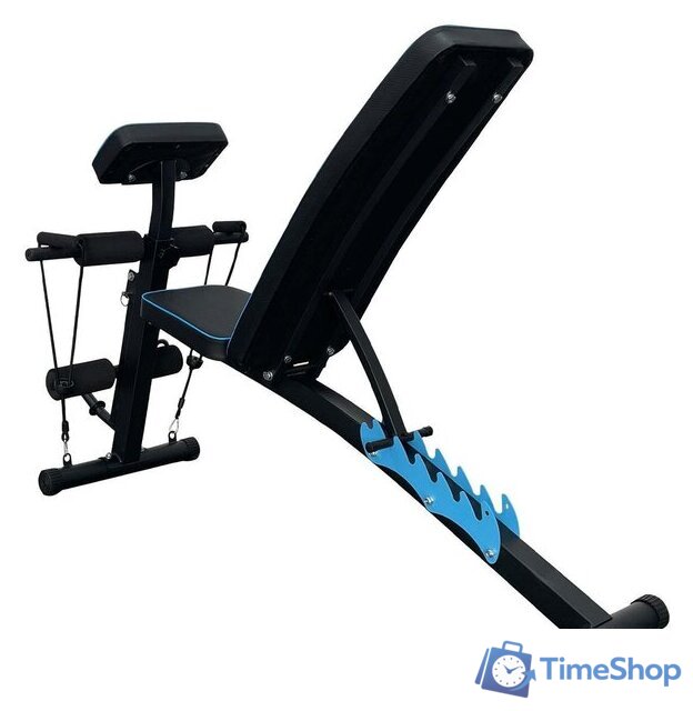 Силовая скамья Calviano 1003 (черный/синий) - Изображение №5 — Интернет-магазин Time-Shop