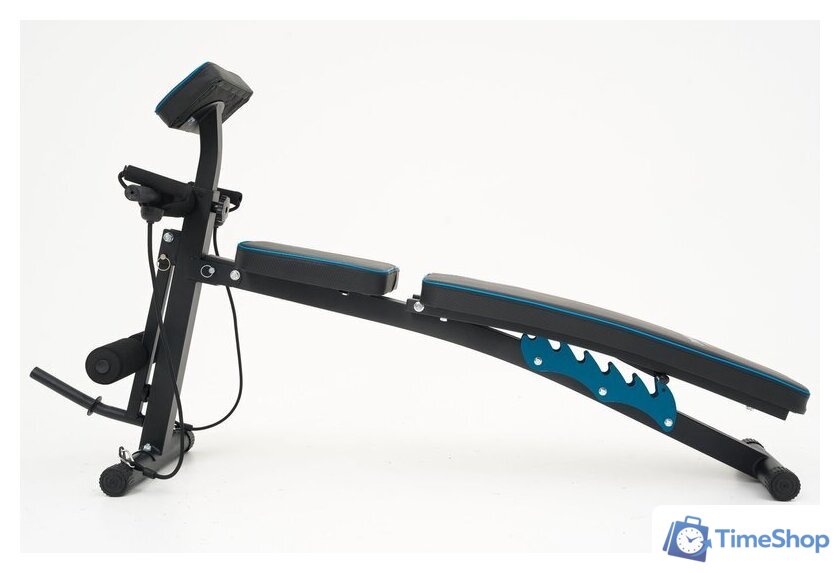 Силовая скамья Calviano 1003 (черный/синий) - Изображение №10 — Интернет-магазин Time-Shop