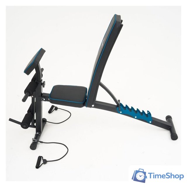 Силовая скамья Calviano 1003 (черный/синий) - Изображение №15 — Интернет-магазин Time-Shop