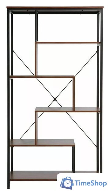 Стеллаж Signal Net A (орех/черный) - Изображение №2 — Интернет-магазин Time-Shop