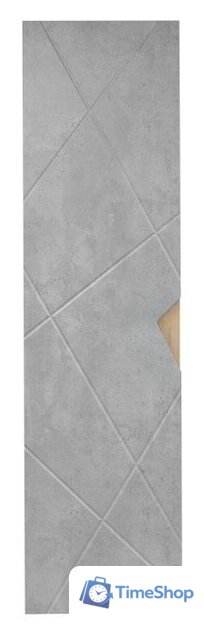  Doratiz Шкаф-пенал Фьорд 40 L 2712.304 (дуб бунратти/цемент,с подвесной) - Изображение №4 — Интернет-магазин Time-Shop