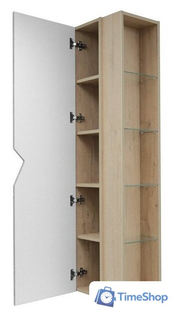  Doratiz Шкаф-пенал Фьорд 40 L 2712.304 (дуб бунратти/цемент,с подвесной) - Изображение №6 — Интернет-магазин Time-Shop