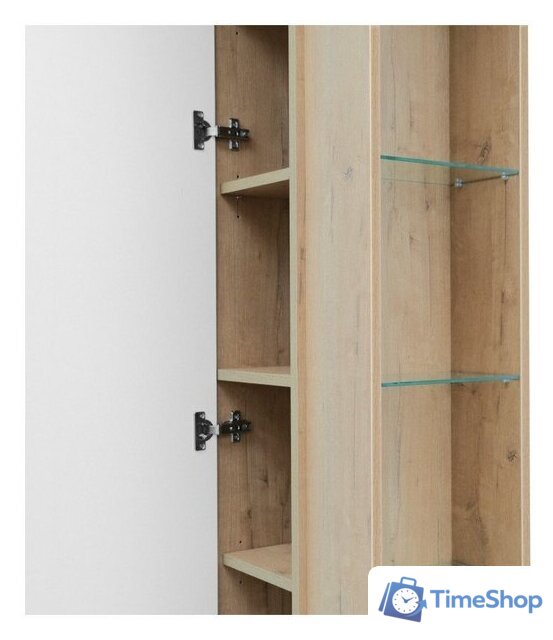  Doratiz Шкаф-пенал Фьорд 40 L 2712.304 (дуб бунратти/цемент,с подвесной) - Изображение №8 — Интернет-магазин Time-Shop