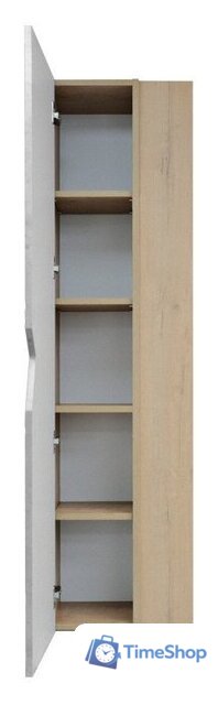  Doratiz Шкаф-пенал Фьорд 40 L 2712.304 (дуб бунратти/цемент,с подвесной) - Изображение №3 — Интернет-магазин Time-Shop