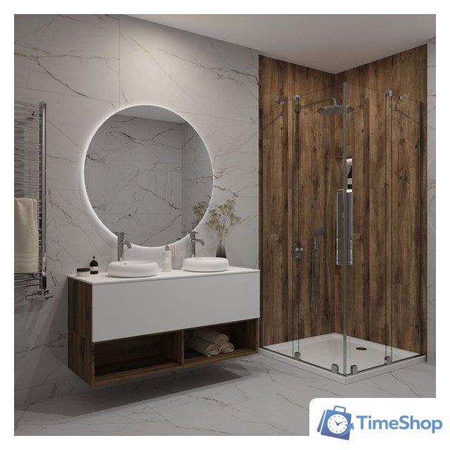  ЗОВ Тумба под умывальник Кито-2 120 2K120LA0MWMC-KP13W (аттик/белый матовый) - Изображение №8 — Интернет-магазин Time-Shop