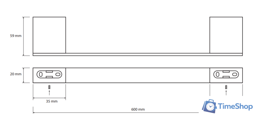 Держатель для полотенца Bemeta Nero 135004040 - Изображение №2 — Интернет-магазин Time-Shop