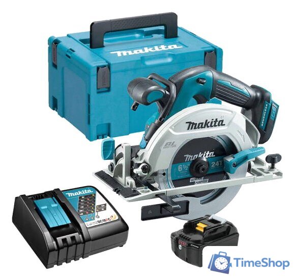 Дисковая (циркулярная) пила Makita DHS680RT1J (с 1-м АКБ, кейс) - Изображение №1 — Интернет-магазин Time-Shop