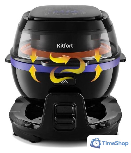 Аэрогриль (аэрофритюрница) Kitfort KT-2218-1 - Изображение №2 — Интернет-магазин Time-Shop
