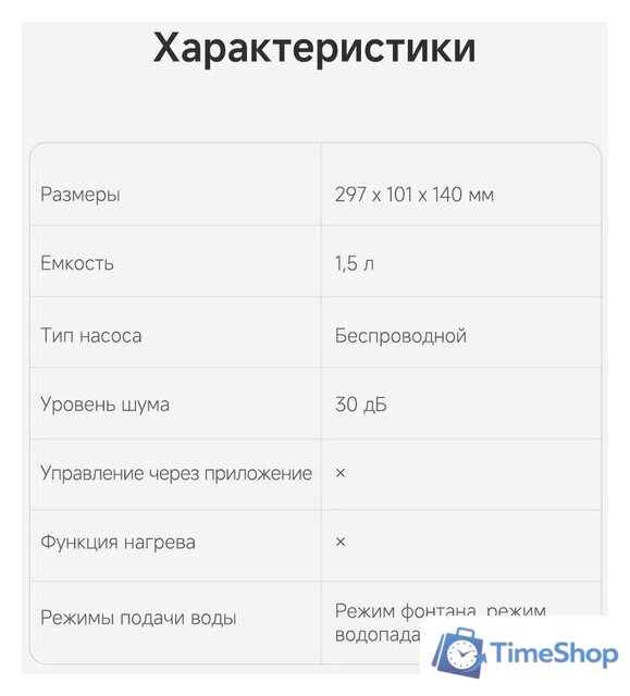 Поилка Trouver WF10 Pro - Изображение №14 — Интернет-магазин Time-Shop