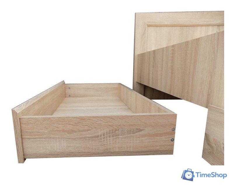 Кровать Евва Турин ТР-1600мп/S (дуб сонома) - Изображение №3 — Интернет-магазин Time-Shop