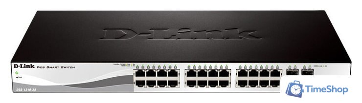 Настраиваемый коммутатор D-Link DGS-1210-28 - Изображение №1 — Интернет-магазин Time-Shop