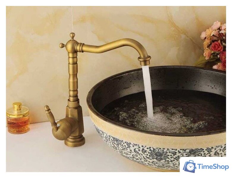 Смеситель Rea Bona Old REA-B2150 (золотой) - Изображение №3 — Интернет-магазин Time-Shop