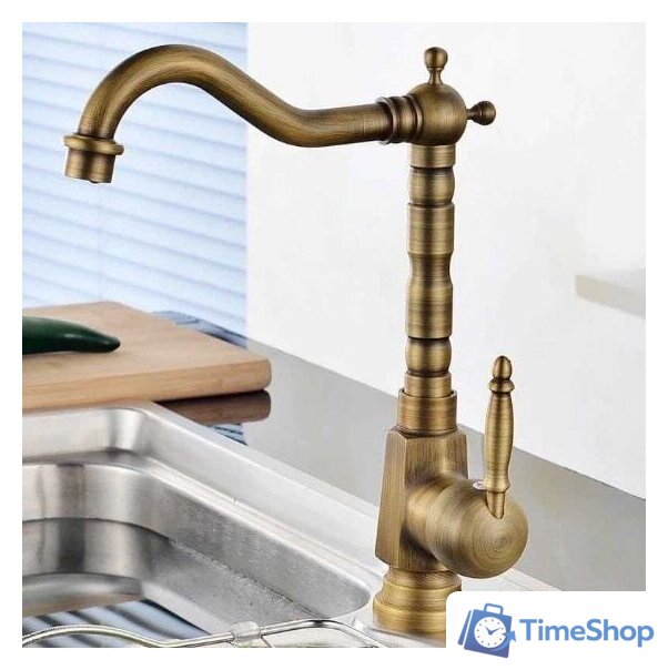 Смеситель Rea Bona Old REA-B2150 (золотой) - Изображение №6 — Интернет-магазин Time-Shop