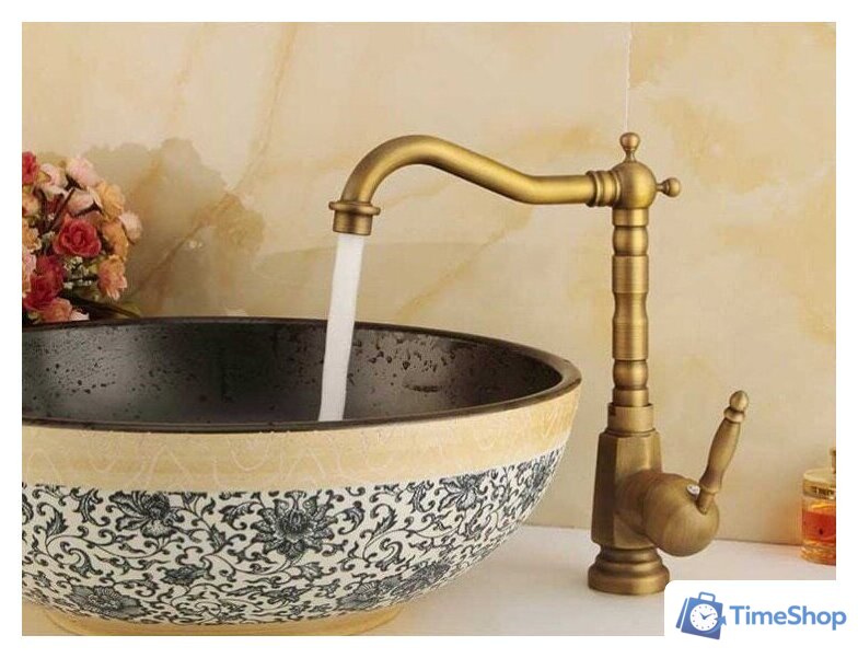 Смеситель Rea Bona Old REA-B2150 (золотой) - Изображение №4 — Интернет-магазин Time-Shop