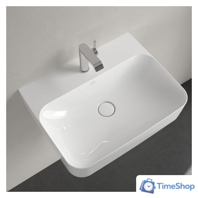 Умывальник Villeroy & Boch Finion Weiss Alpin 416864R1 - Изображение №4 — Интернет-магазин Time-Shop