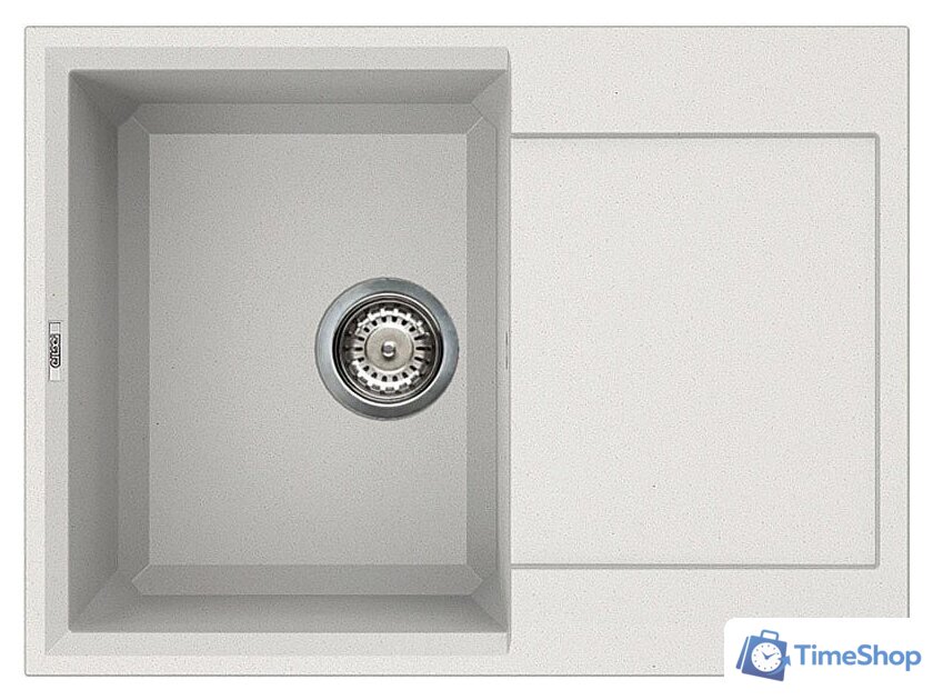 Кухонная мойка Elleci Easy 135 Bianco Titano 68 - Изображение №1 — Интернет-магазин Time-Shop