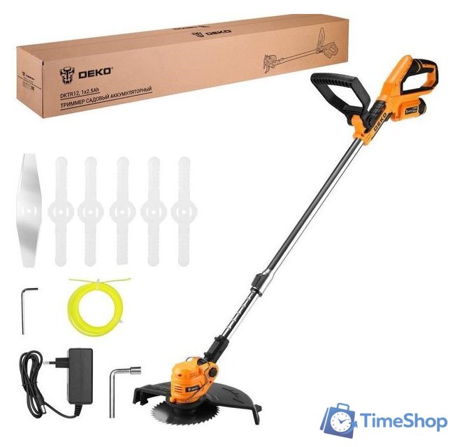Триммер Deko DKTR12 085-2005 (с 1-им АКБ) - Изображение №1 — Интернет-магазин Time-Shop