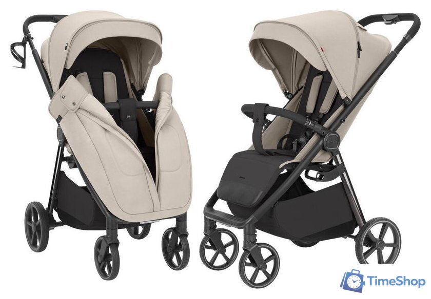 Коляска прогулочная «книга» Carrello Bravo Lite CRL-5529 (Marble Beige) - Изображение №6 — Интернет-магазин Time-Shop