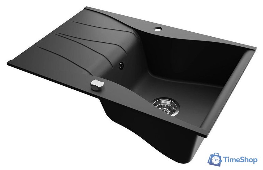 Кухонная мойка Kernau KGS O 6078 1B1D Deep Black - Изображение №5 — Интернет-магазин Time-Shop