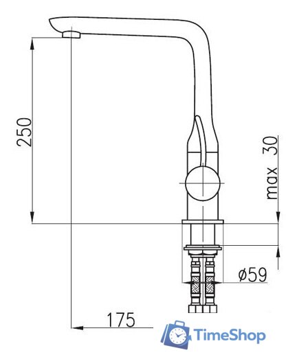 Смеситель Armatura Malachit 4403-915-00 - Изображение №2 — Интернет-магазин Time-Shop