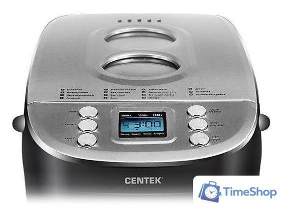 Хлебопечка CENTEK CT-1415 (черный) - Изображение №2 — Интернет-магазин Time-Shop