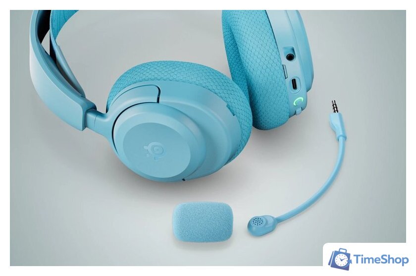 Наушники SteelSeries Arctis Nova 3X Wireless (для Xbox, голубой) - Изображение №4 — Интернет-магазин Time-Shop