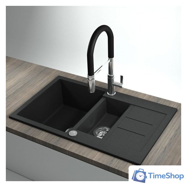 Кухонная мойка Aquasanita Tesa SQT151AW (cerrus 120) - Изображение №10 — Интернет-магазин Time-Shop