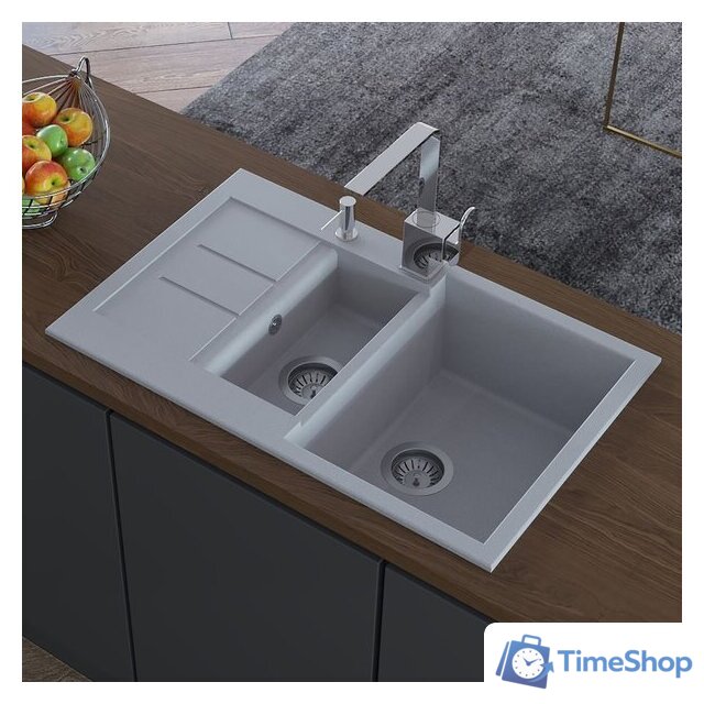 Кухонная мойка Aquasanita Tesa SQT151AW (cerrus 120) - Изображение №11 — Интернет-магазин Time-Shop