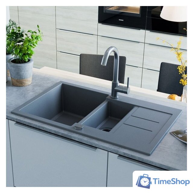 Кухонная мойка Aquasanita Tesa SQT151AW (cerrus 120) - Изображение №9 — Интернет-магазин Time-Shop