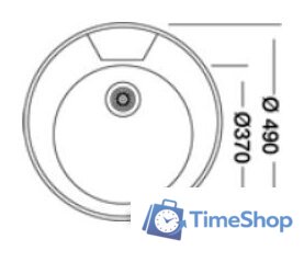 Кухонная мойка КромРус EC 445 M RUS (без сифона) - Изображение №2 — Интернет-магазин Time-Shop