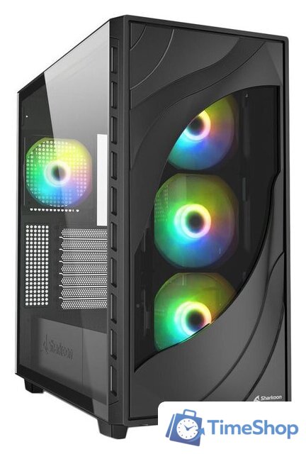 Корпус Sharkoon Rebel C80G RGB - Изображение №1 — Интернет-магазин Time-Shop