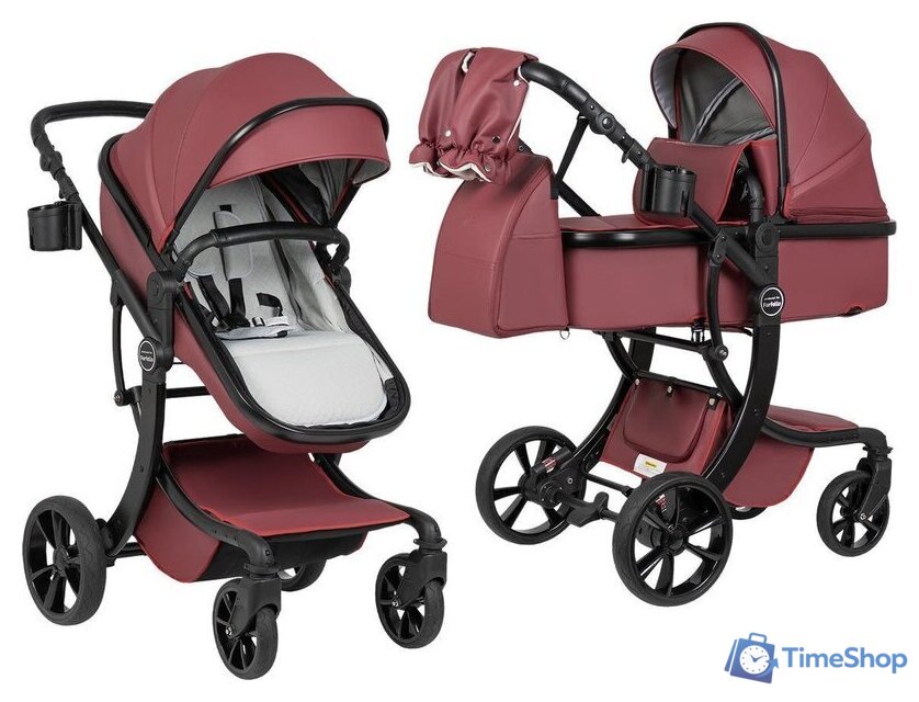 Универсальная коляска Aimile Adventurer ADV-5 (бургунди) - Изображение №10 — Интернет-магазин Time-Shop