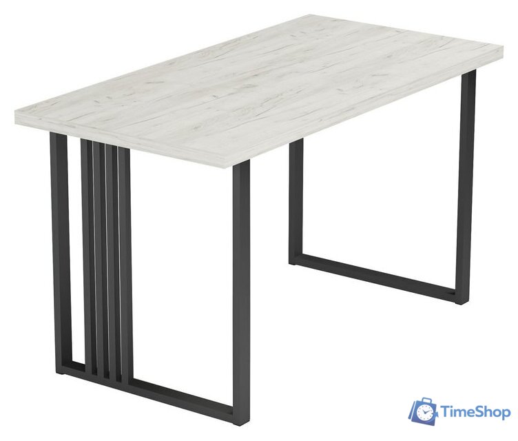 Кухонный стол Mio Tesoro Laim 36 120x66 (дуб крафт белый/черный) - Изображение №1 — Интернет-магазин Time-Shop