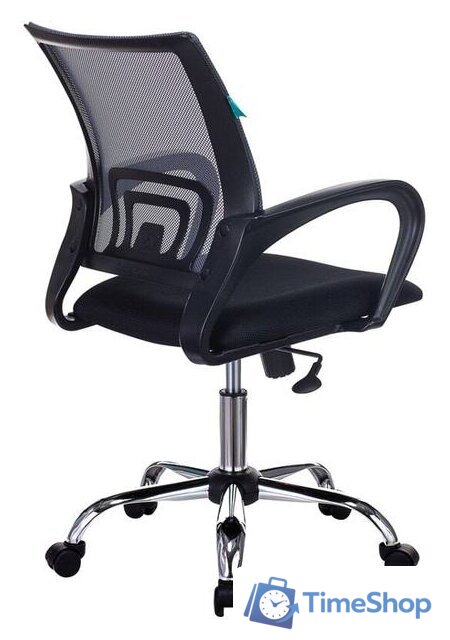 Офисное кресло Бюрократ CH-695N/SL/DG/TW-11 (черный/серый) - Изображение №4 — Интернет-магазин Time-Shop