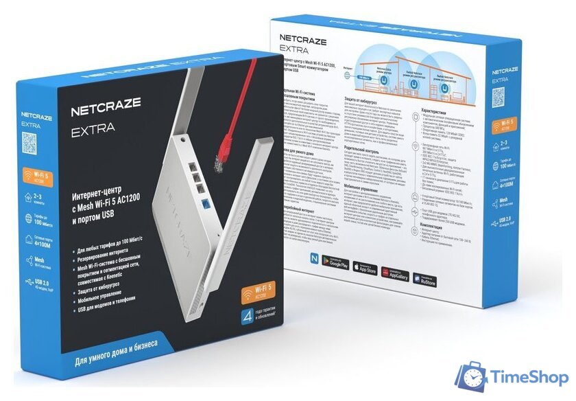 4G Wi-Fi роутер Netcraze Extra NC-1714 - Изображение №6 — Интернет-магазин Time-Shop