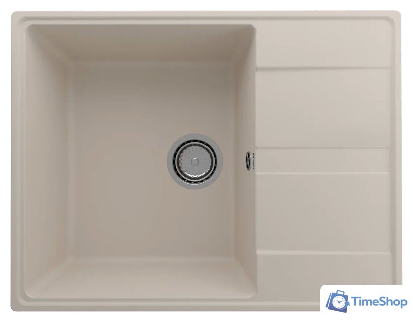 Кухонная мойка Ulgran Quartz Prima 650-02 (лен) - Изображение №1 — Интернет-магазин Time-Shop